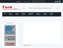 Tablet Screenshot of coratimber.com